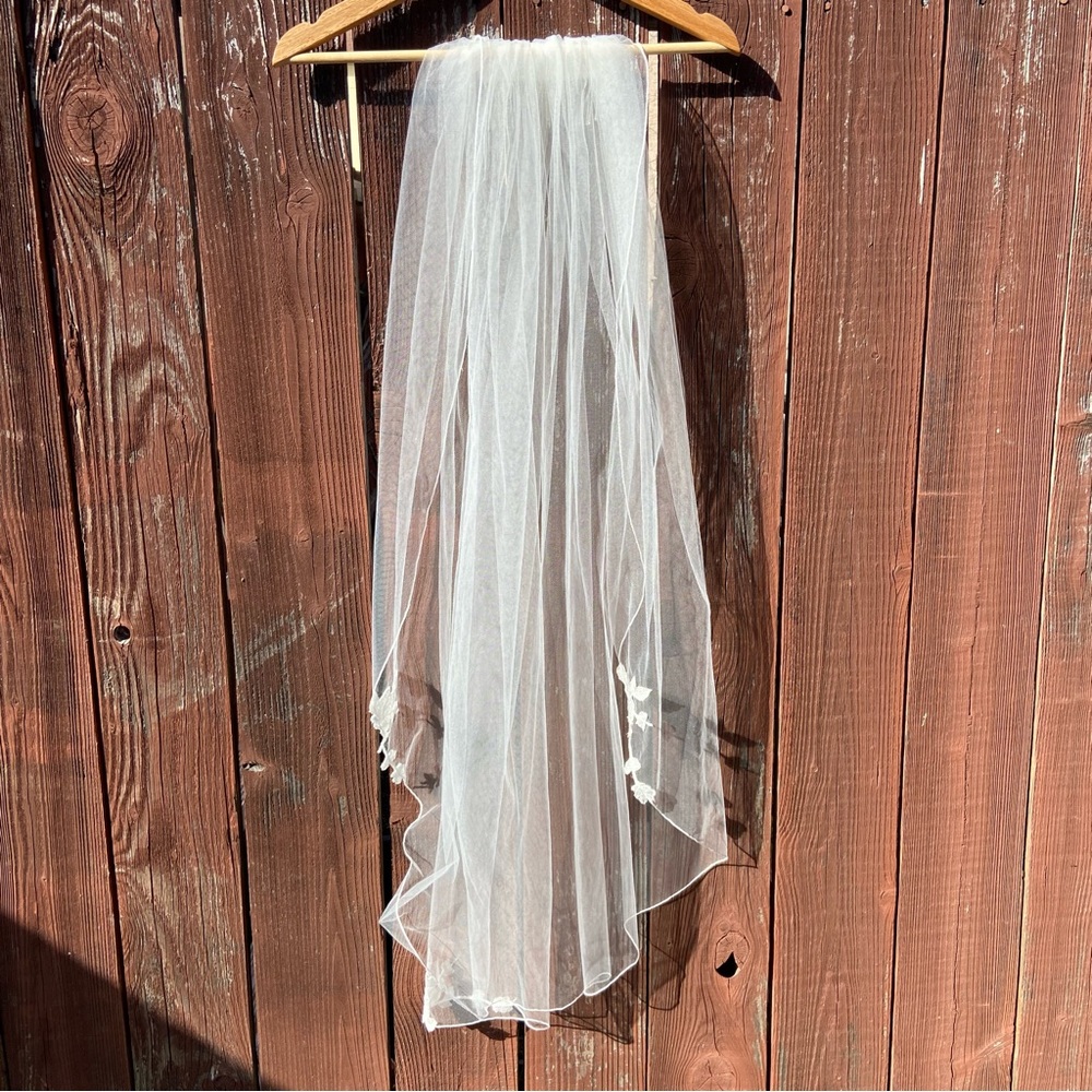 Wedding Veil with Embroidery